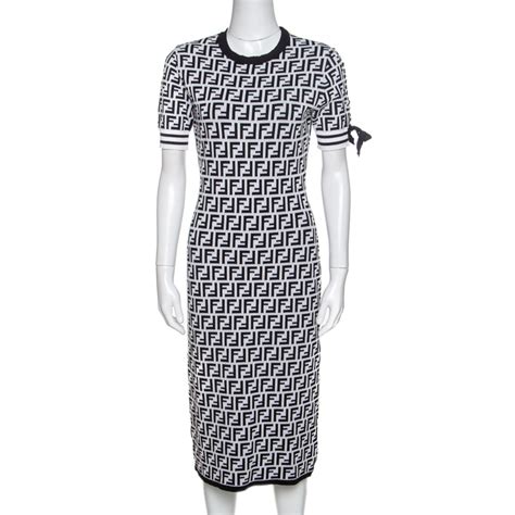 fendi pattern dress|fendi zucca print.